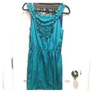 Teal short dress